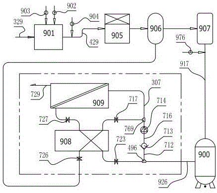 Threaded treatment device for desalinating high-salinity wastewater based on molybdenum alloy squirrel cage flameproof motor