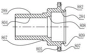 Threaded treatment device for desalinating high-salinity wastewater based on molybdenum alloy squirrel cage flameproof motor