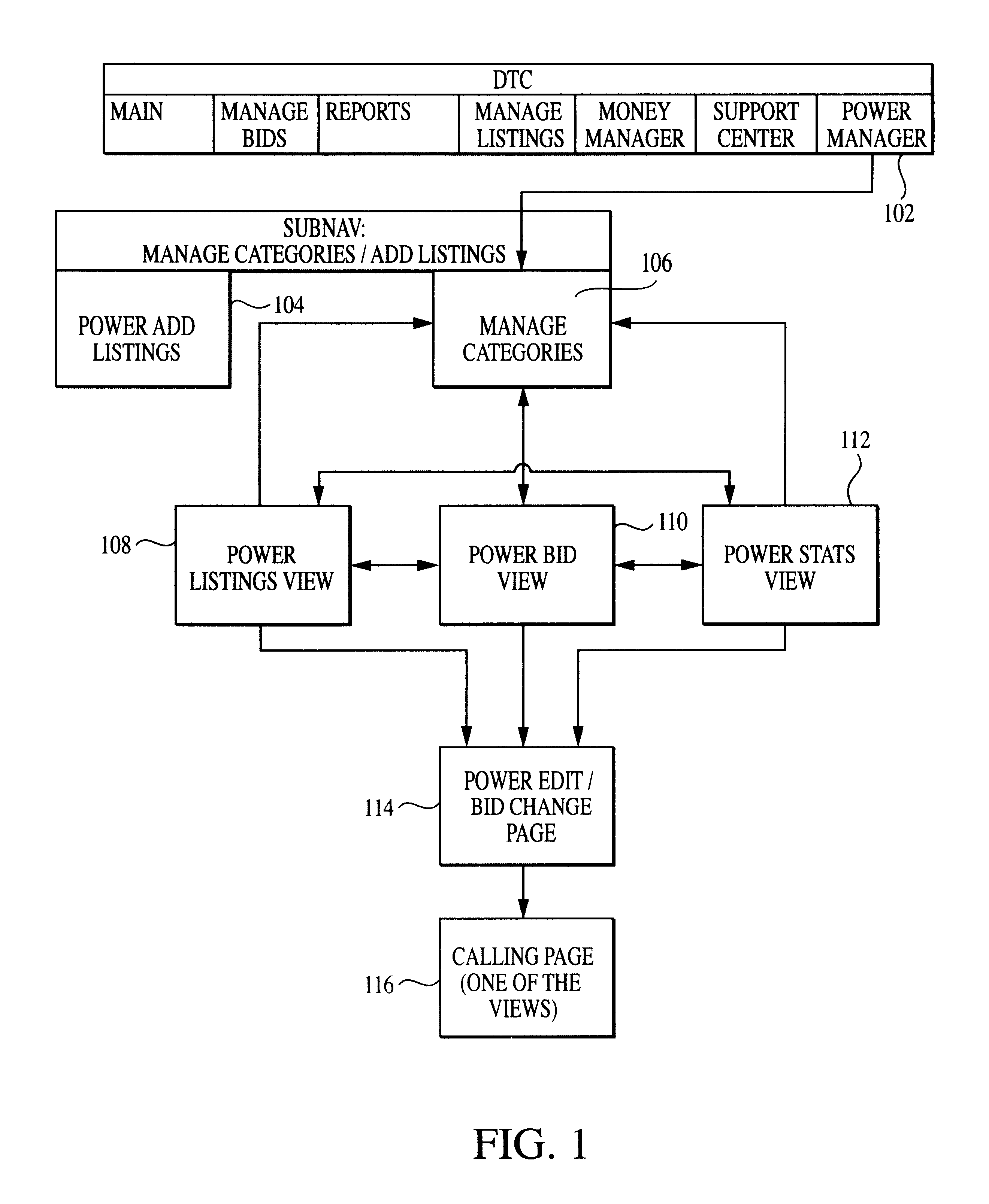System and method allowing advertisers to manage search listings in a pay for placement search system using grouping