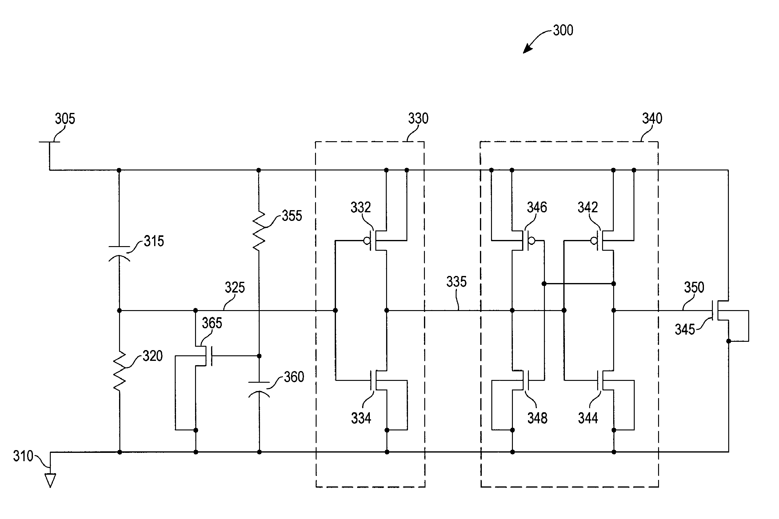 Noise immune RC trigger for ESD protection