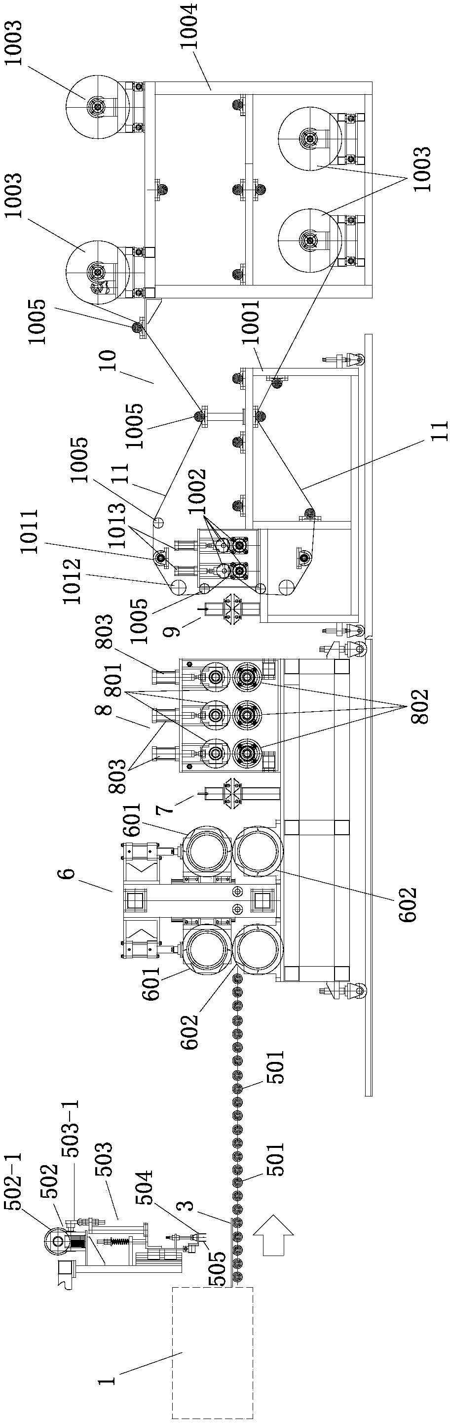 Device for manufacturing easily demolded wood-plastic formwork for building