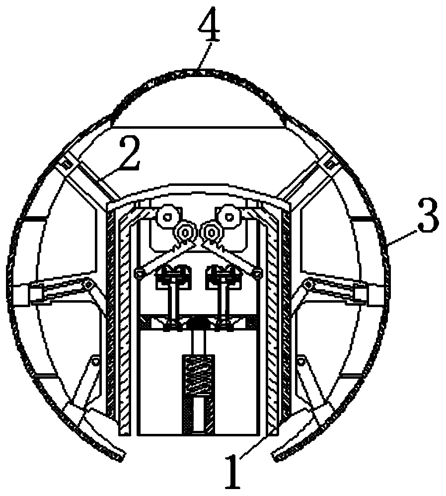 Projection device for changing imaging effect through light refraction