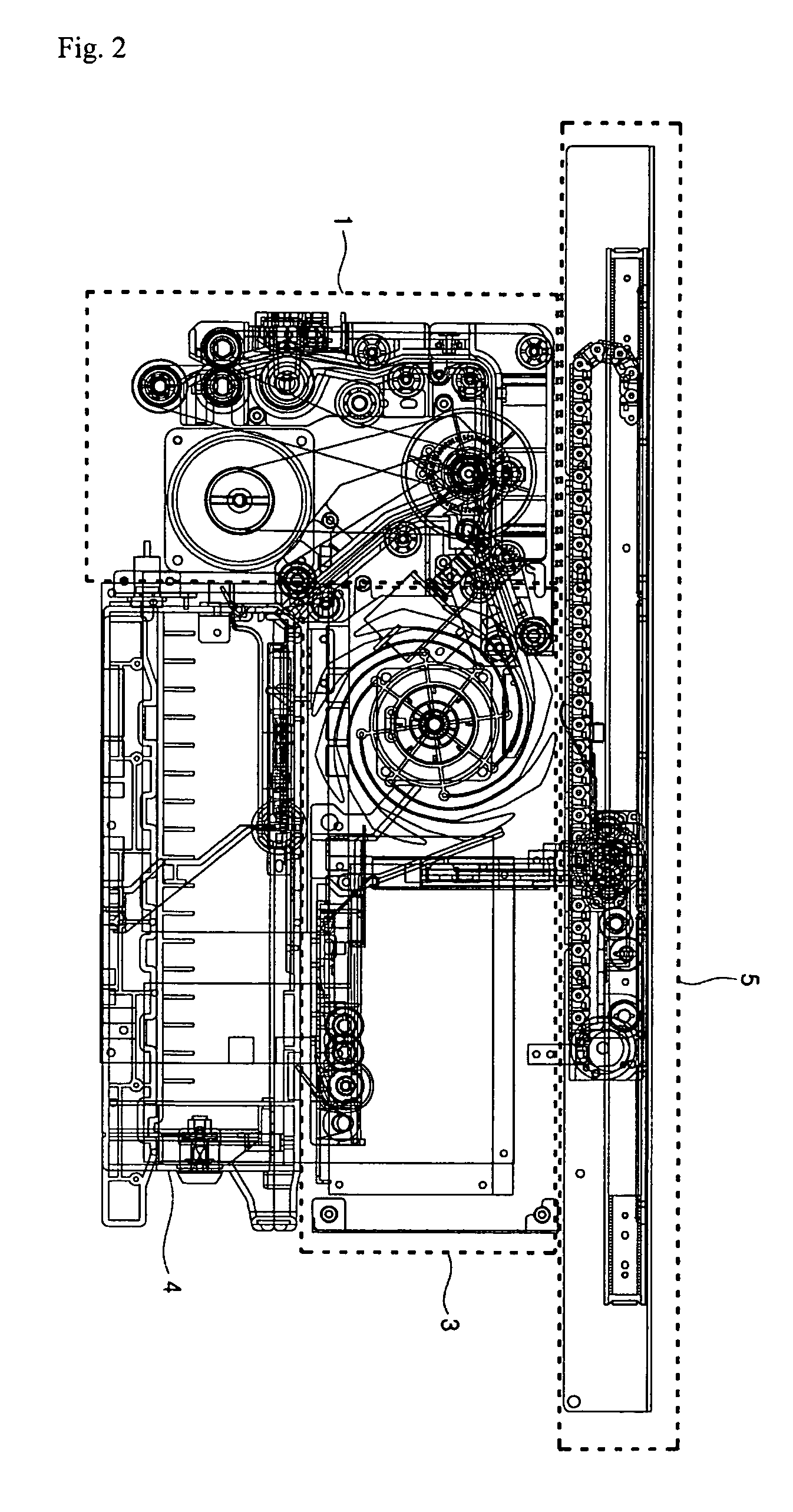 Stacking module of media dispenser and control method thereof