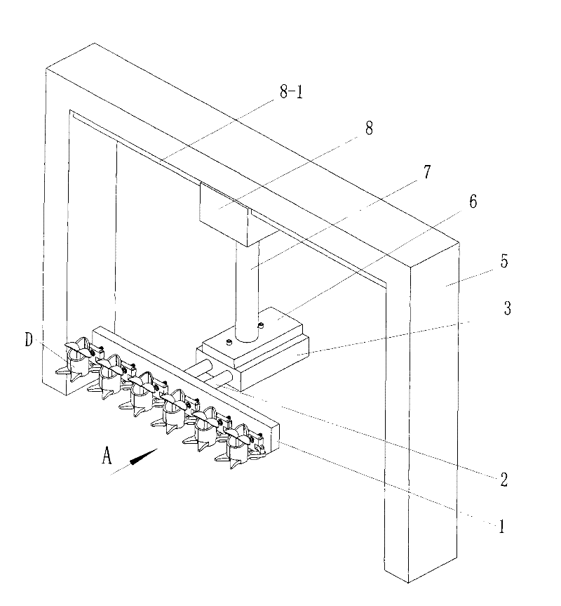 Directional seedling picking device for melon grafted seedling cotyledon