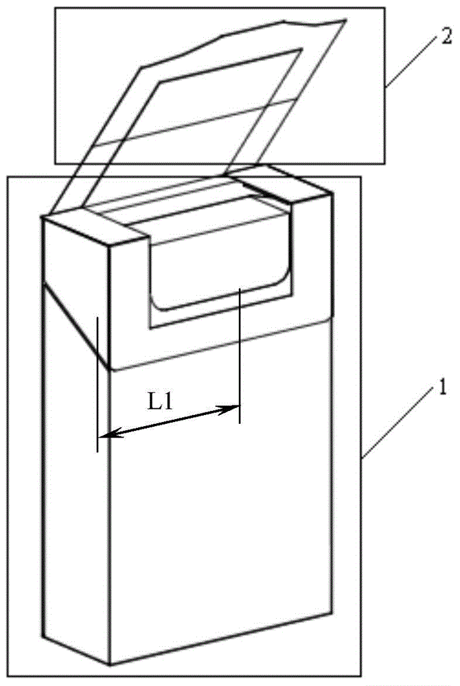 Cigarette package box