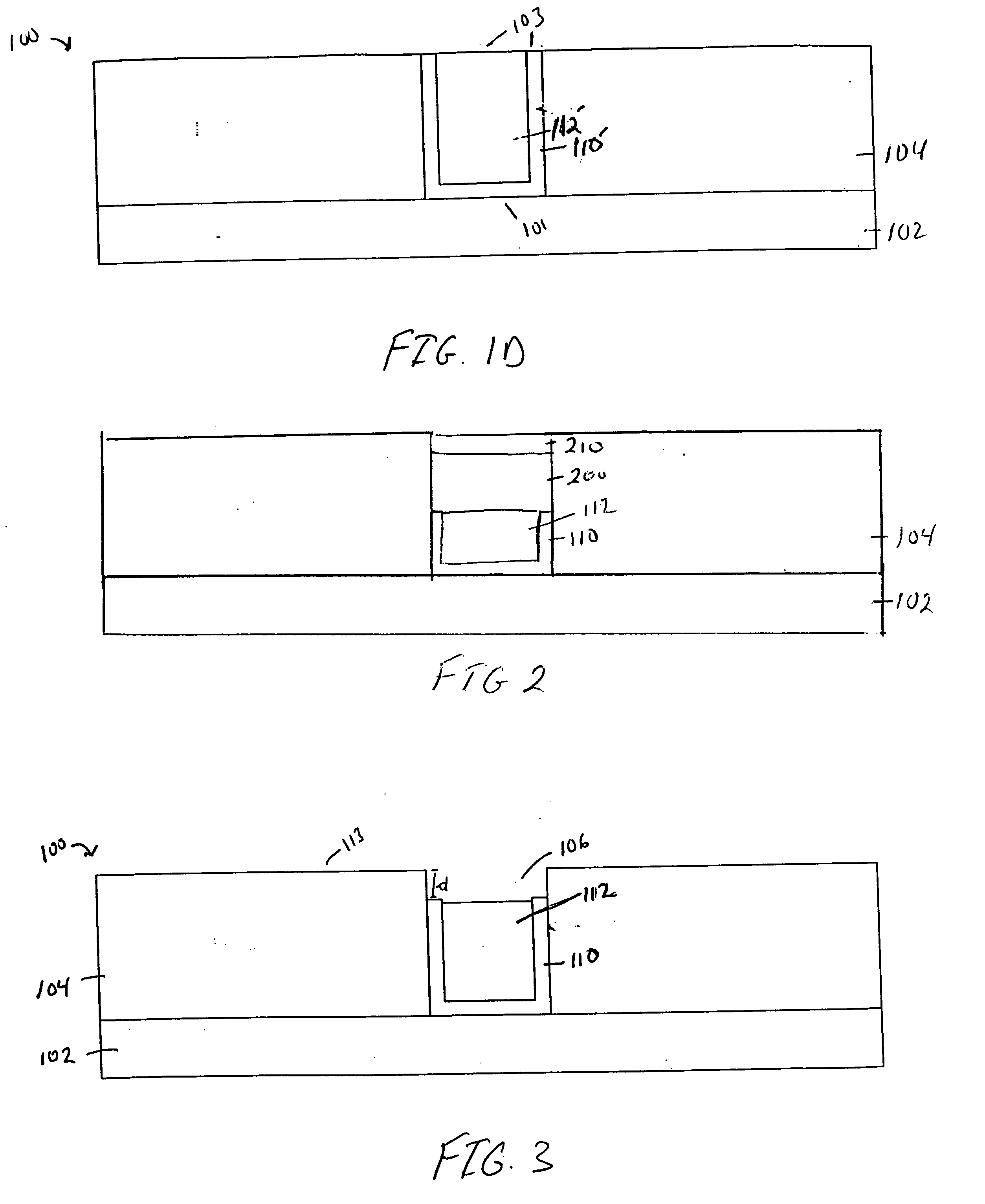 Electrode structures and method to form electrode structures that minimize electrode work function variation