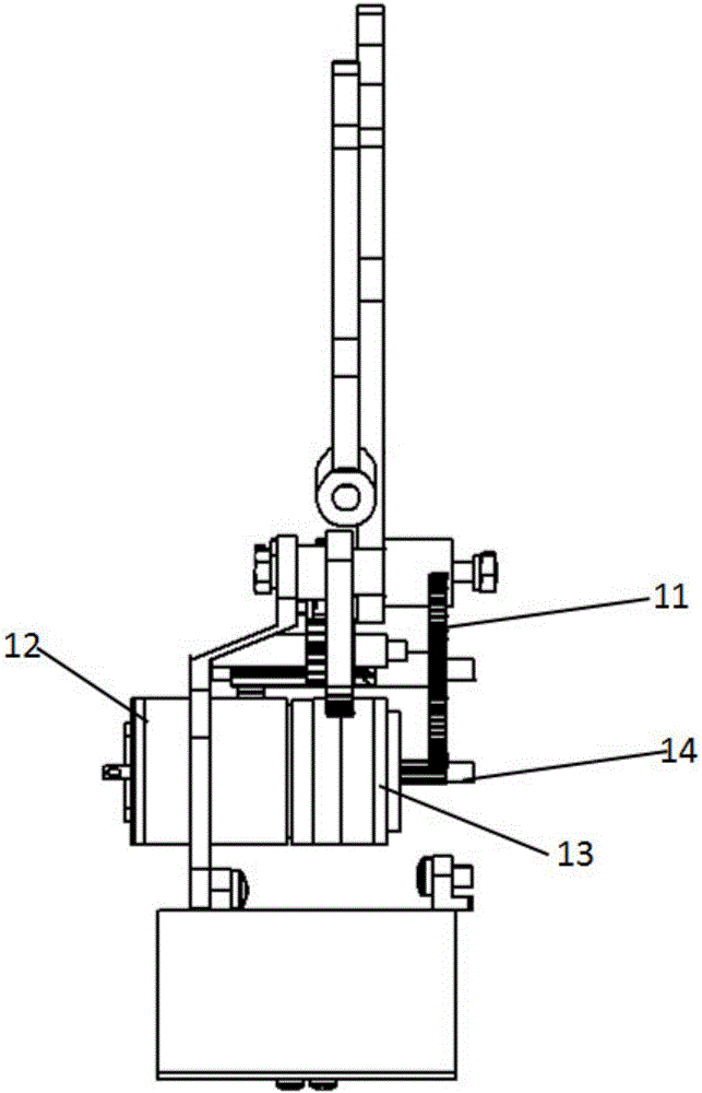 Bi-directional gear transmission artificial hand