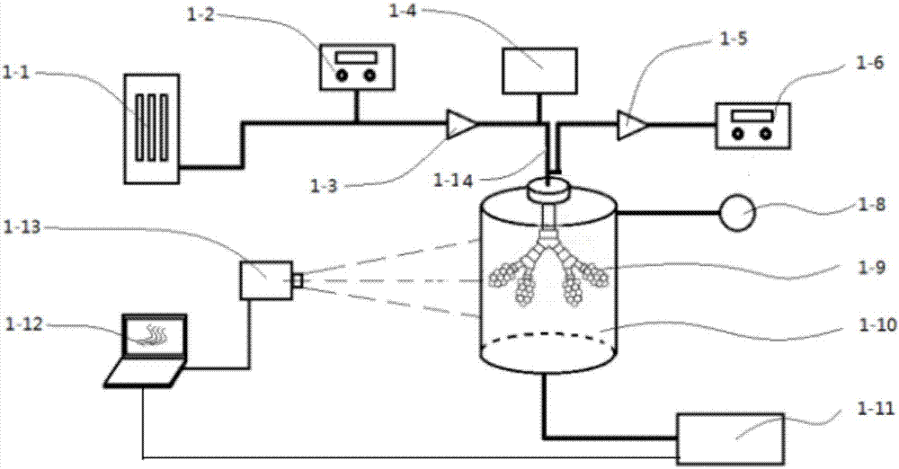 Measurement experiment system of human alveolar aerosol deposition