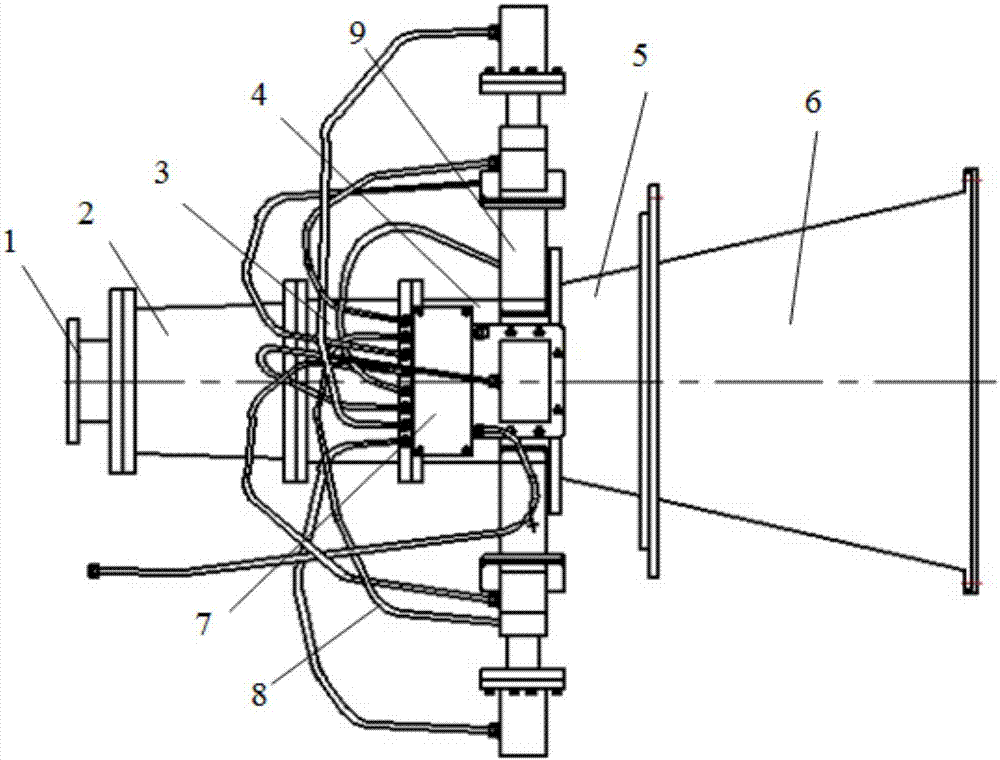 Single-groove deep C/Ku dual-band differential mode tracking feed source and design method thereof