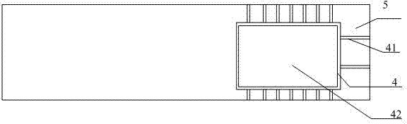 Shockproof card type wireless positioning terminal with cell limiting function