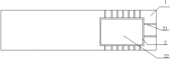 Shockproof card type wireless positioning terminal with cell limiting function