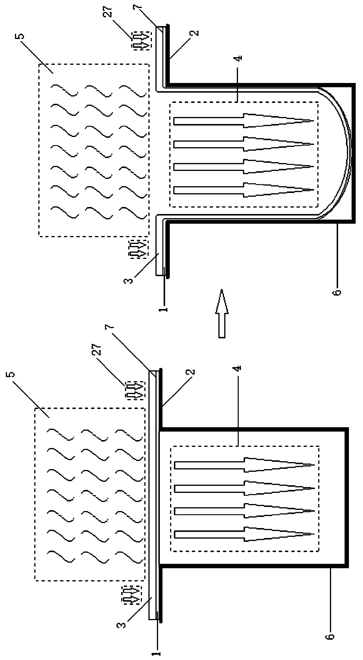 Heat forming device