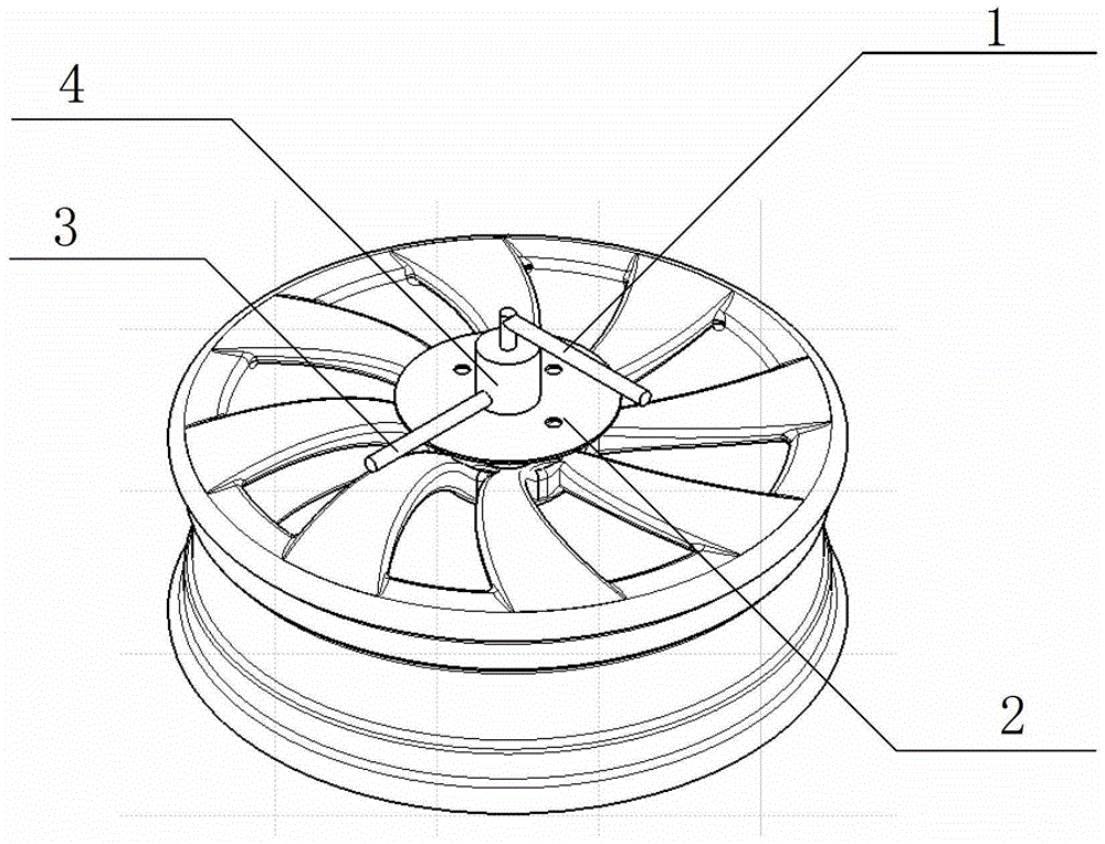 A tire pressure monitoring system real vehicle performance test system