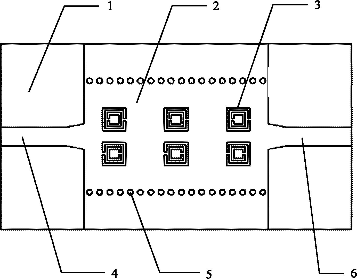 Substrate integrated waveguide split ring resonator-based microwave band pass filter