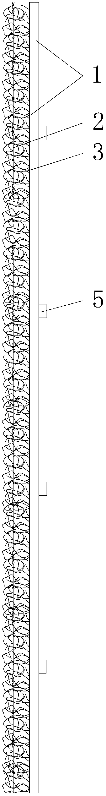 High-strength reinforced ecological mat and manufacturing method thereof