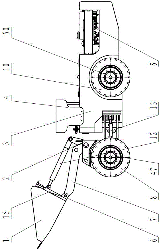 Underground coal mine narrow type operation vehicle