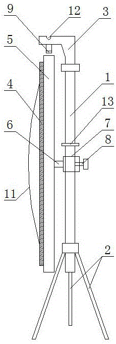 Projection screen storage apparatus and use method therefor