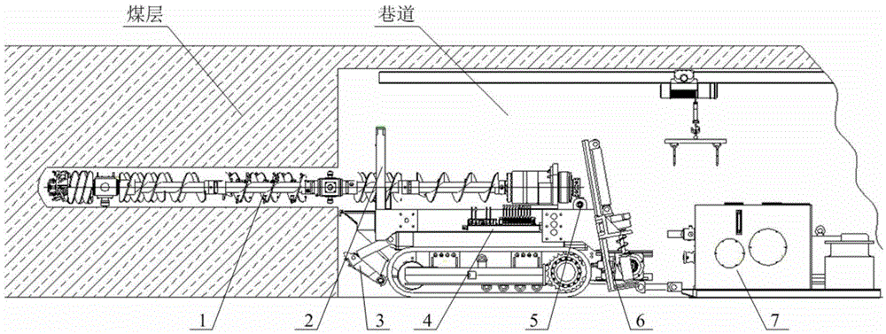 Full-hydraulic drill type pressure relieving equipment with double drill bits and pressure relieving method