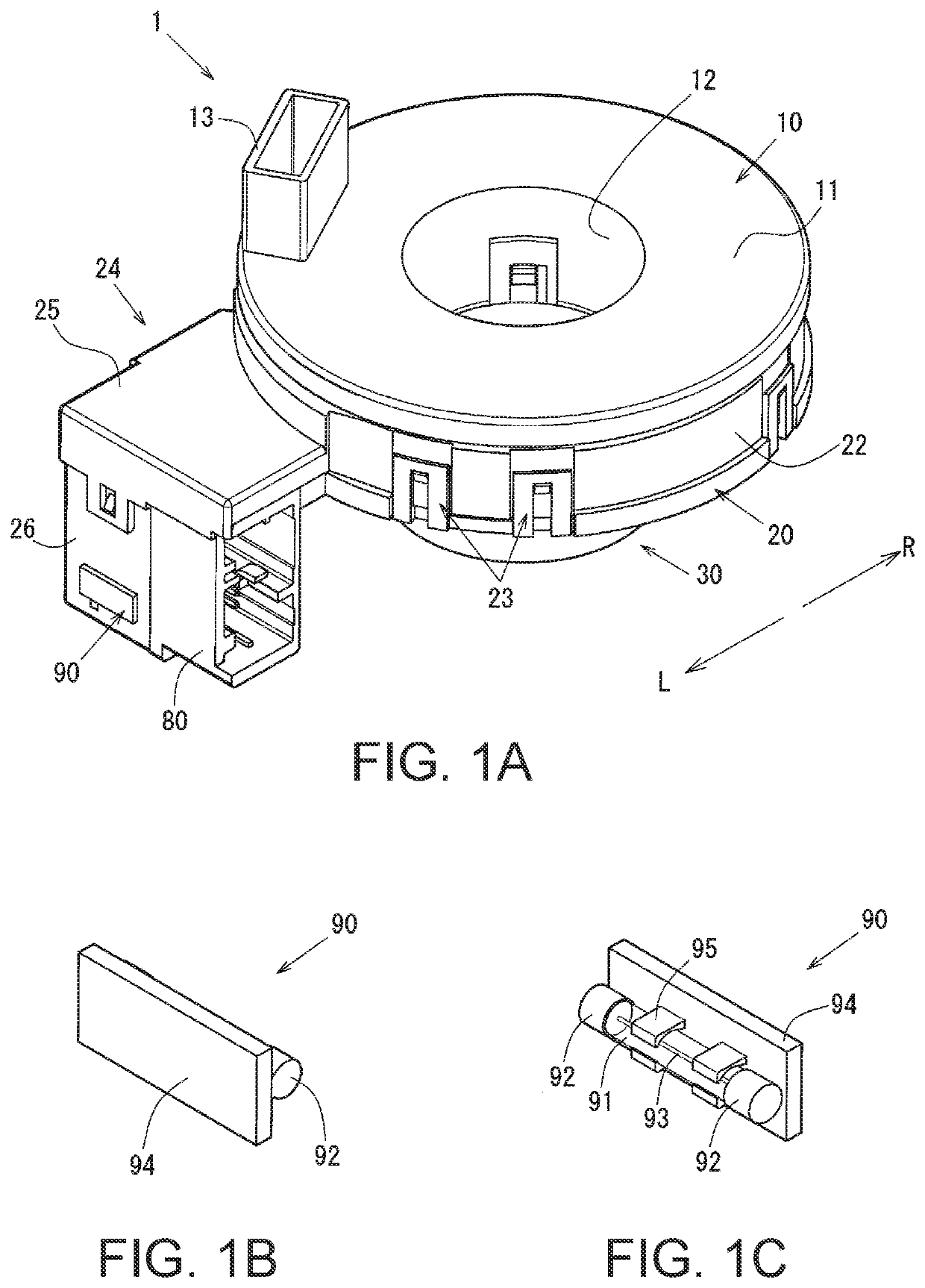 Rotary connector apparatus