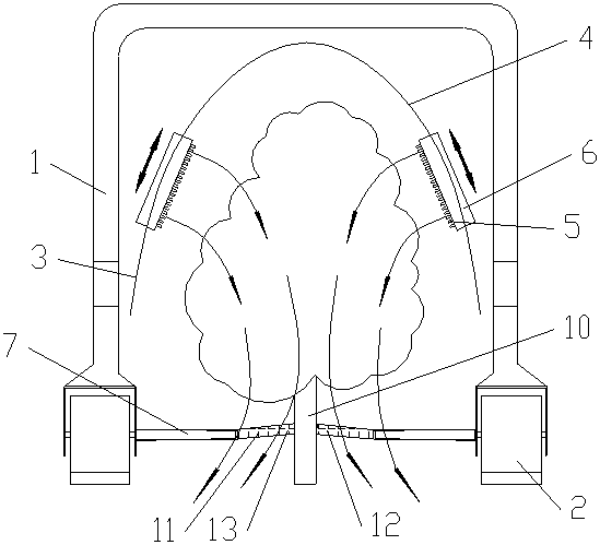 Method for picking Chinese wolfberries by high-speed air flow and Chinese wolfberry picking device