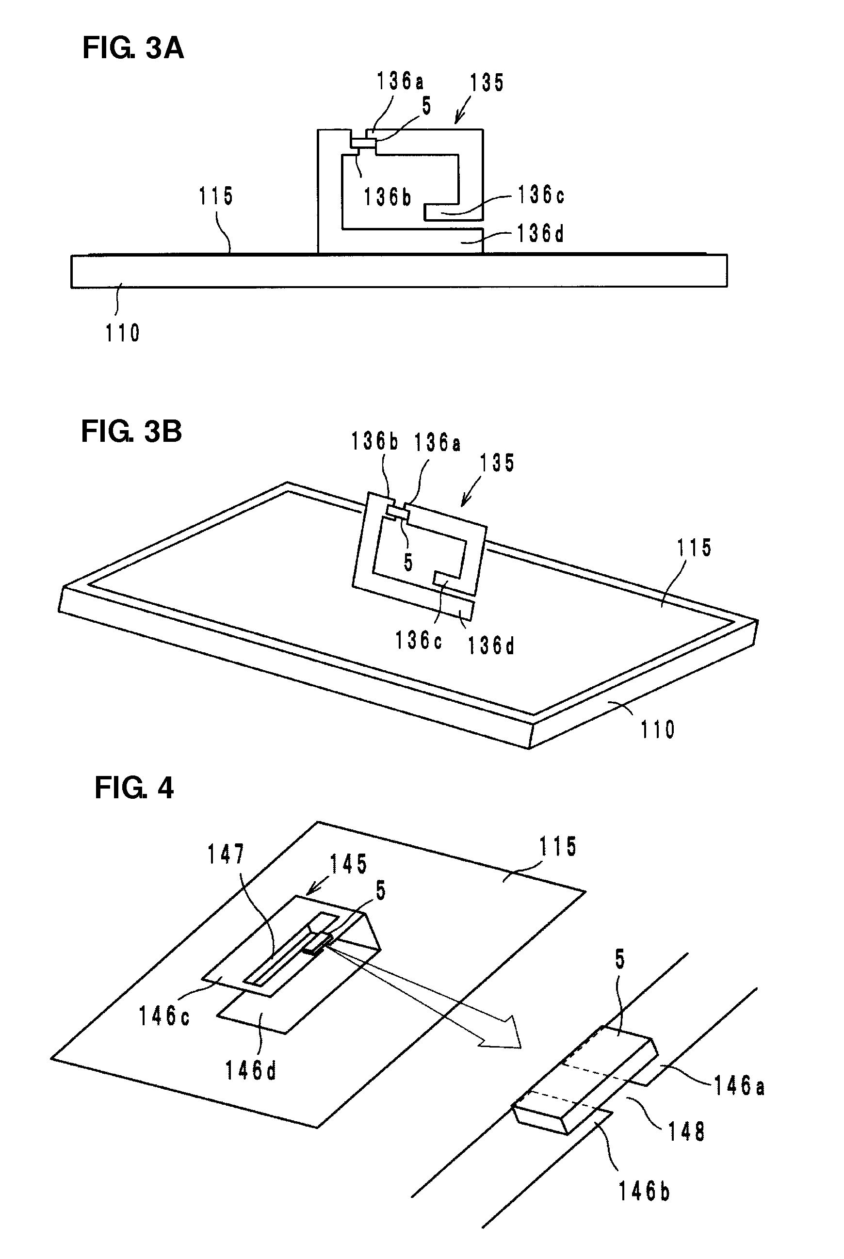 Wireless IC device component and wireless IC device