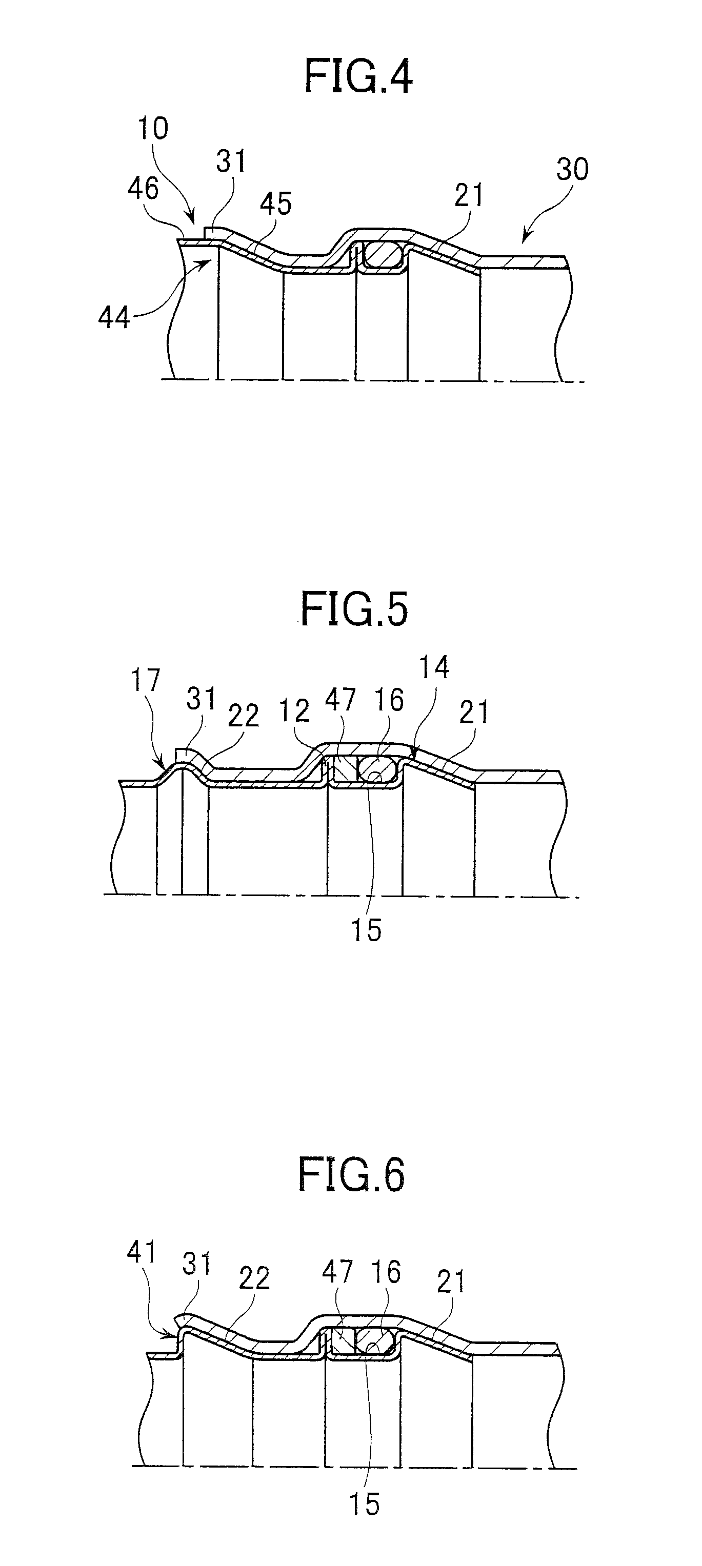 Connection-structure of a flexible tube