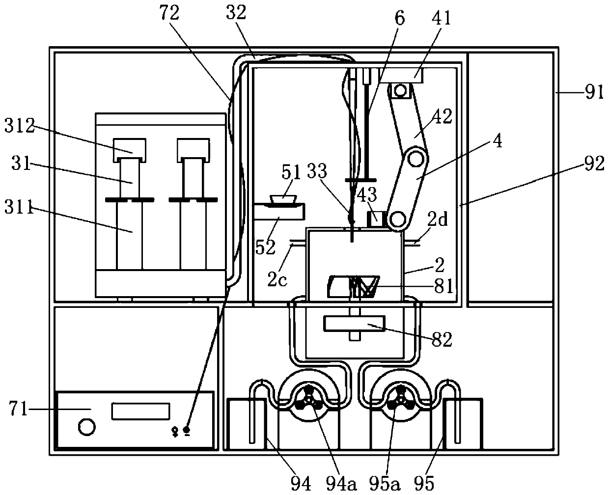 Dynamic perfusion culture system for cell microsphere