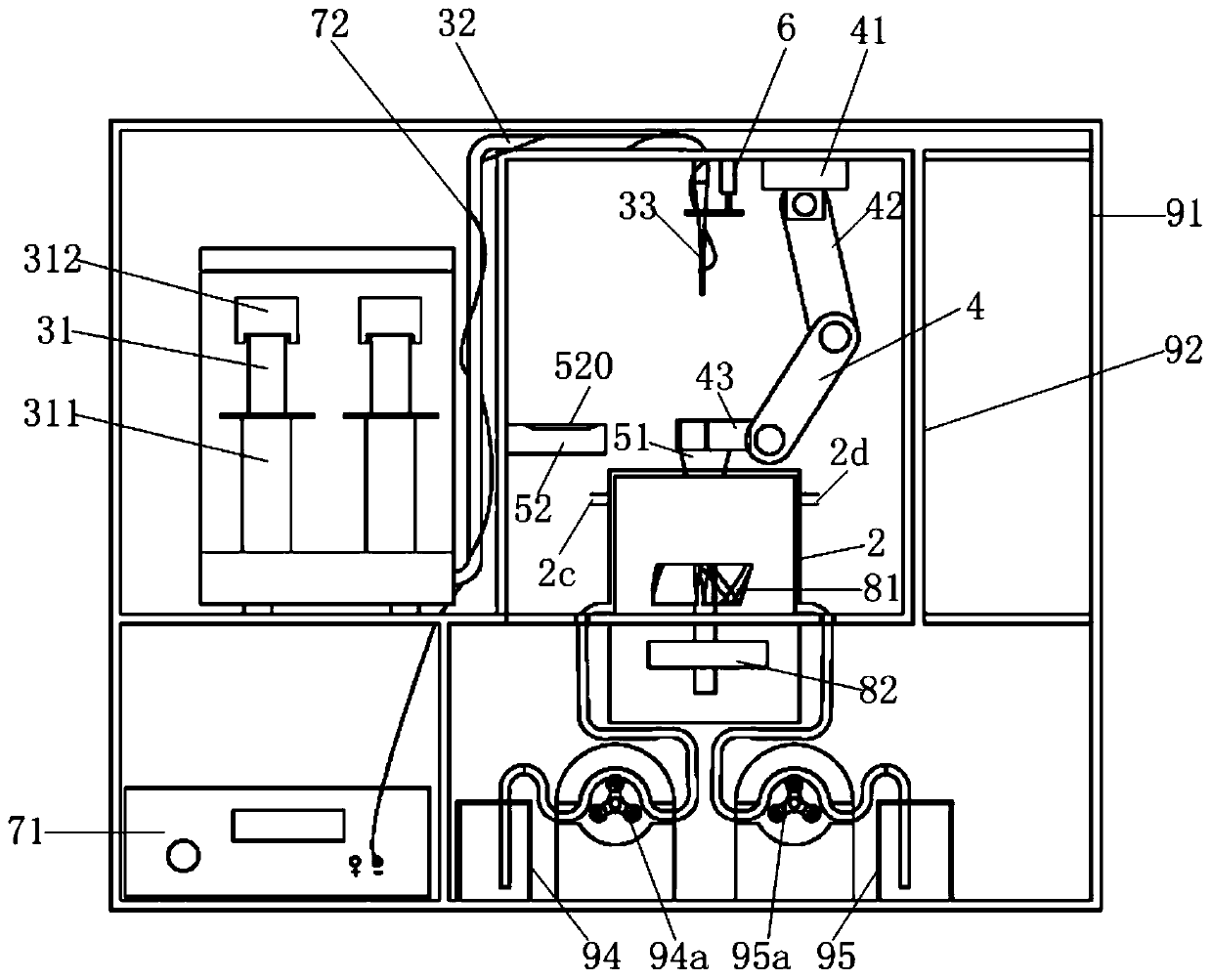 Dynamic perfusion culture system for cell microsphere