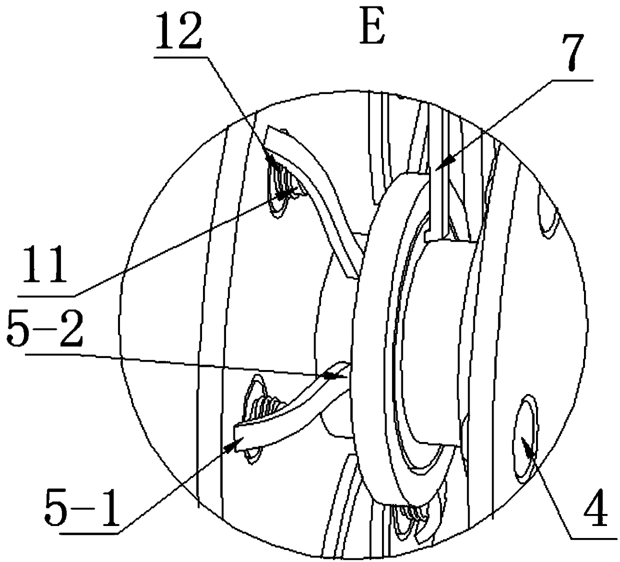 Durable parking braking device and vehicle applying same