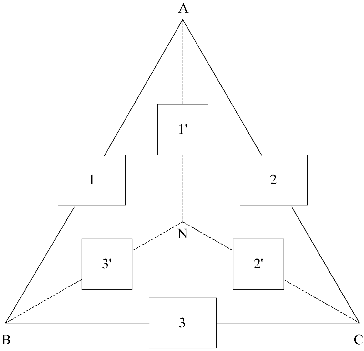 Space vector modulation method-based delta connection cascaded H-bridge inverter