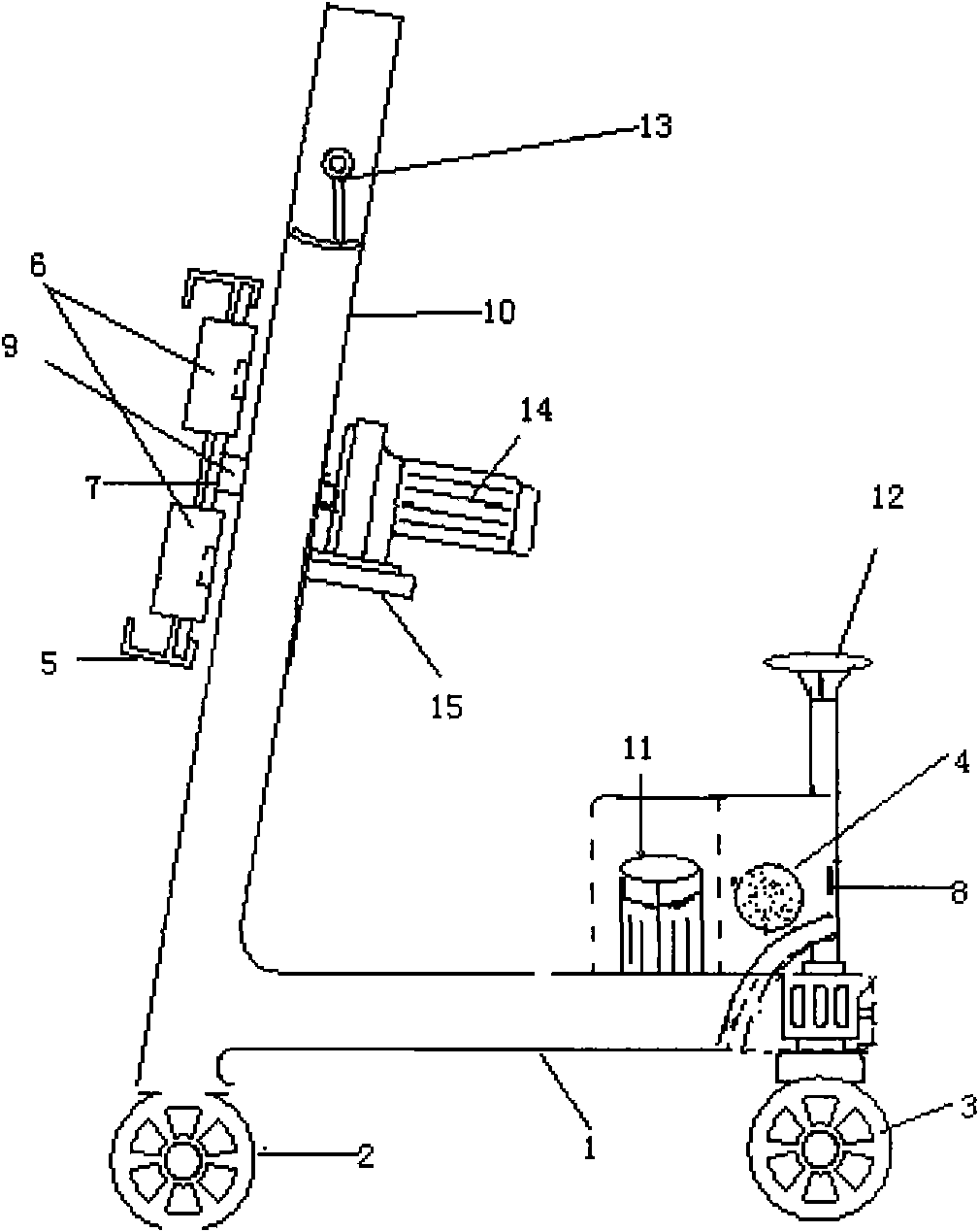 Machinery for installing light partition battens