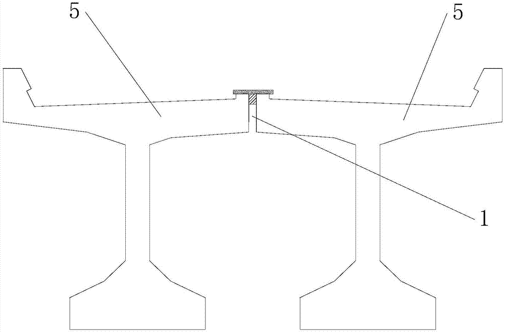 Sealed waterproof method and sealed waterproof structure of bridge-beam longitudinal joint