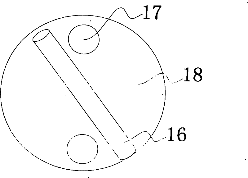 Grain unloading device for harvester