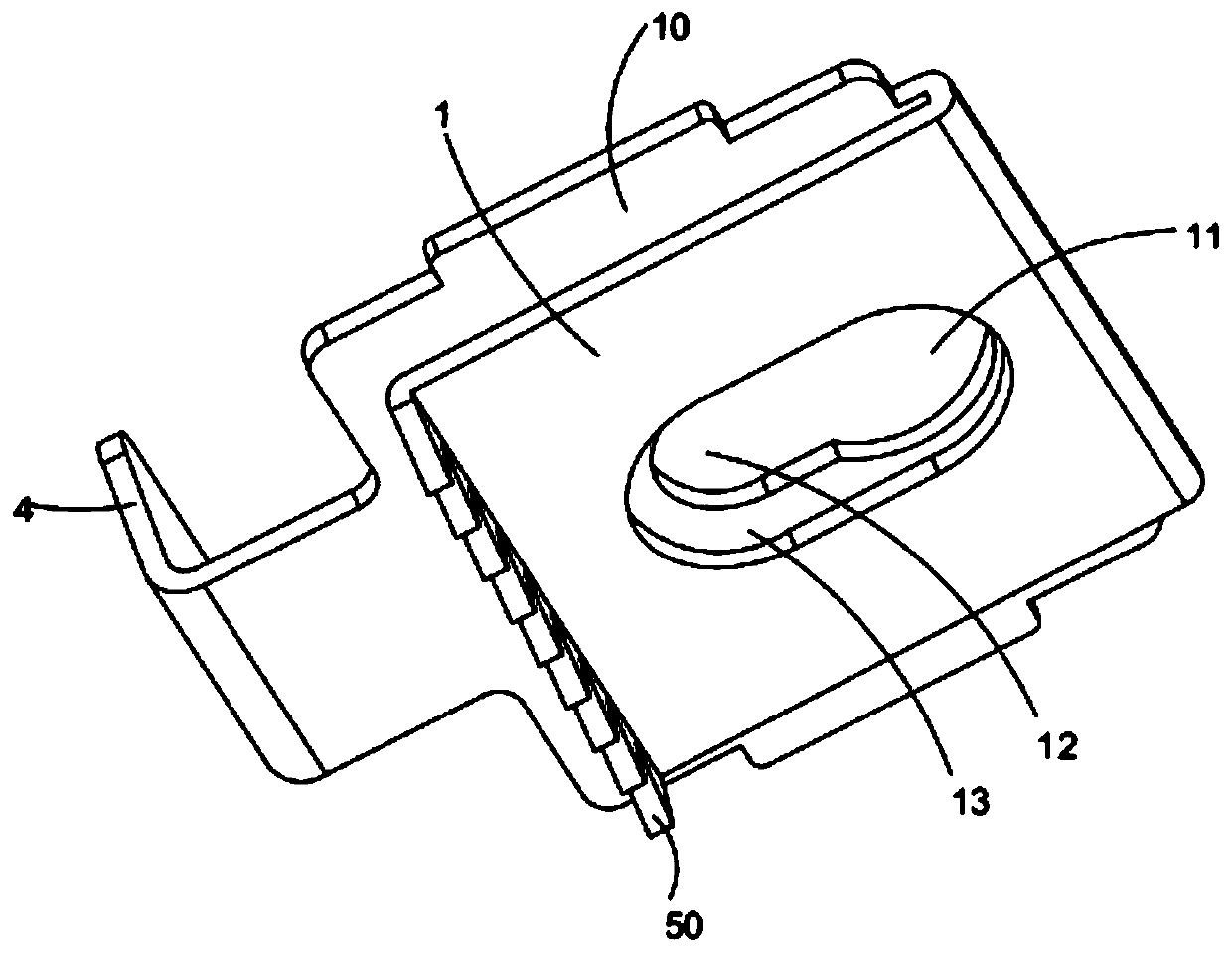 Wiring terminal, fire alarm and wiring method