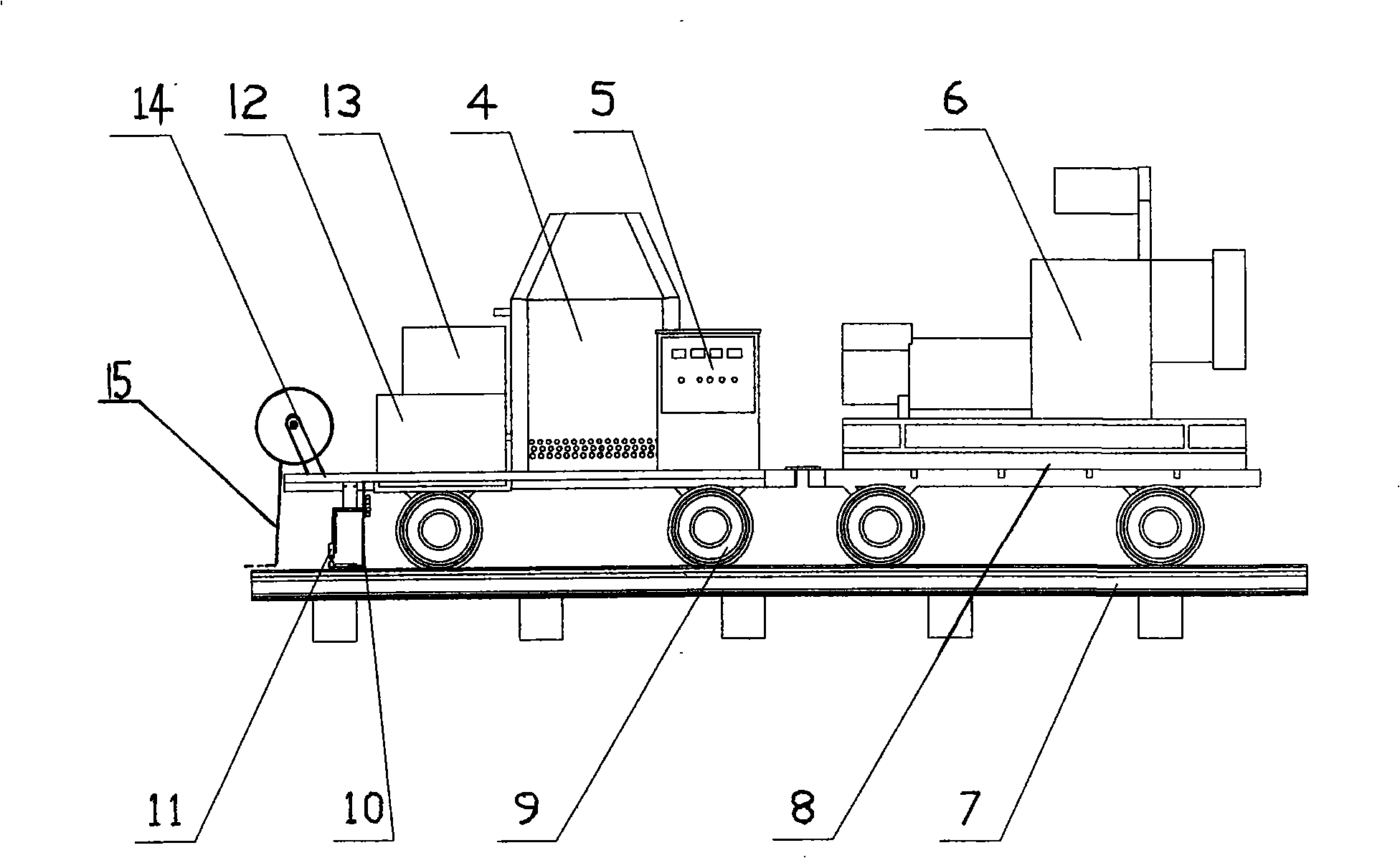 Method and equipment for soldering anti-rust conductive metal on steel rail surface