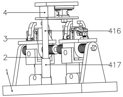 Automatic butt joint device for ventilation pipelines