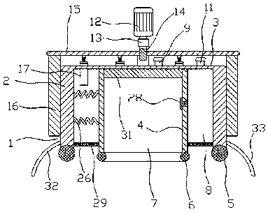 A body surface negative pressure treatment device