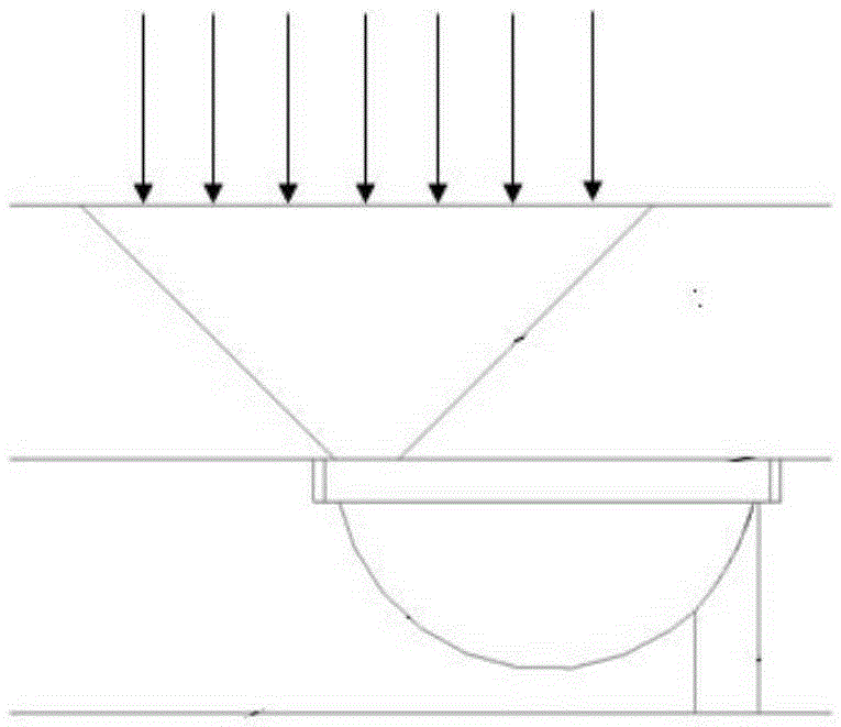 Attenuation Sampling Device for Large Angle Incident High Energy Laser