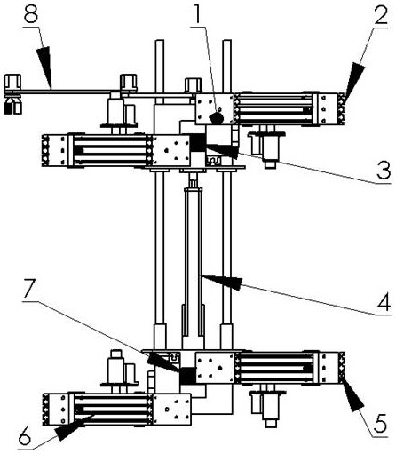 A transmission tower climbing robot control system and control method