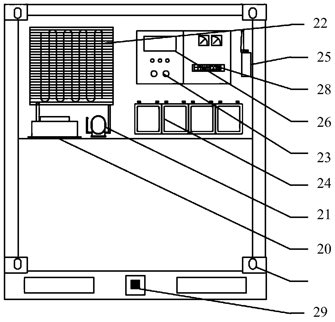 Cold chain container control system