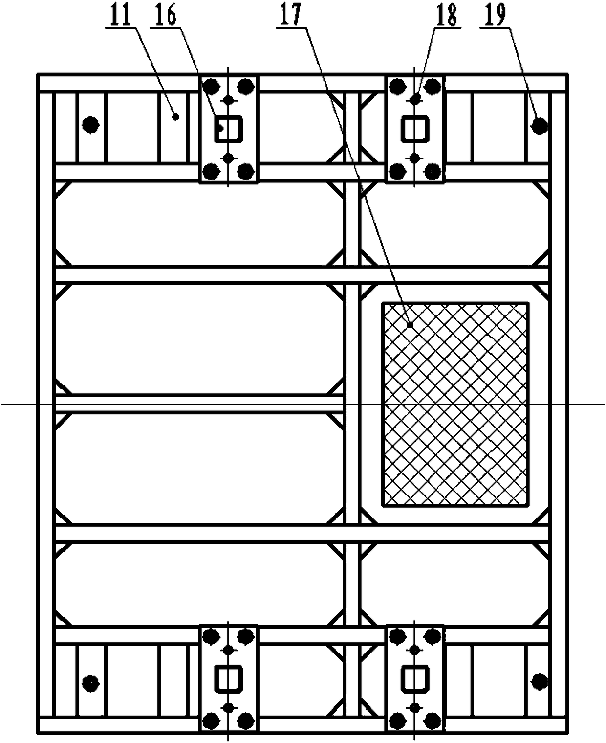 Traveling wheel mechanism with automatic lifting function and for rail trolley