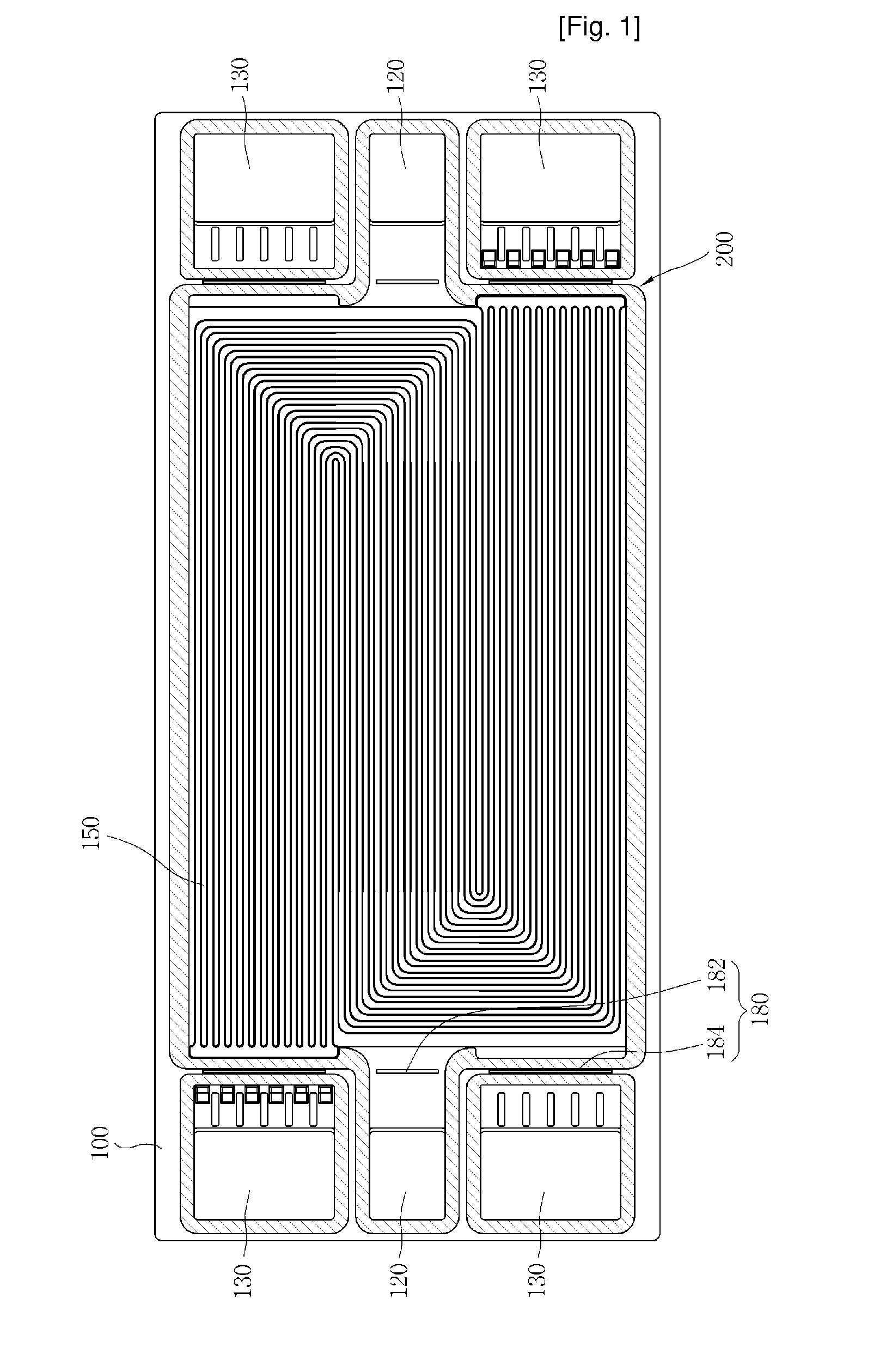 Metal separator for fuel cell and fuel cell stack having the same