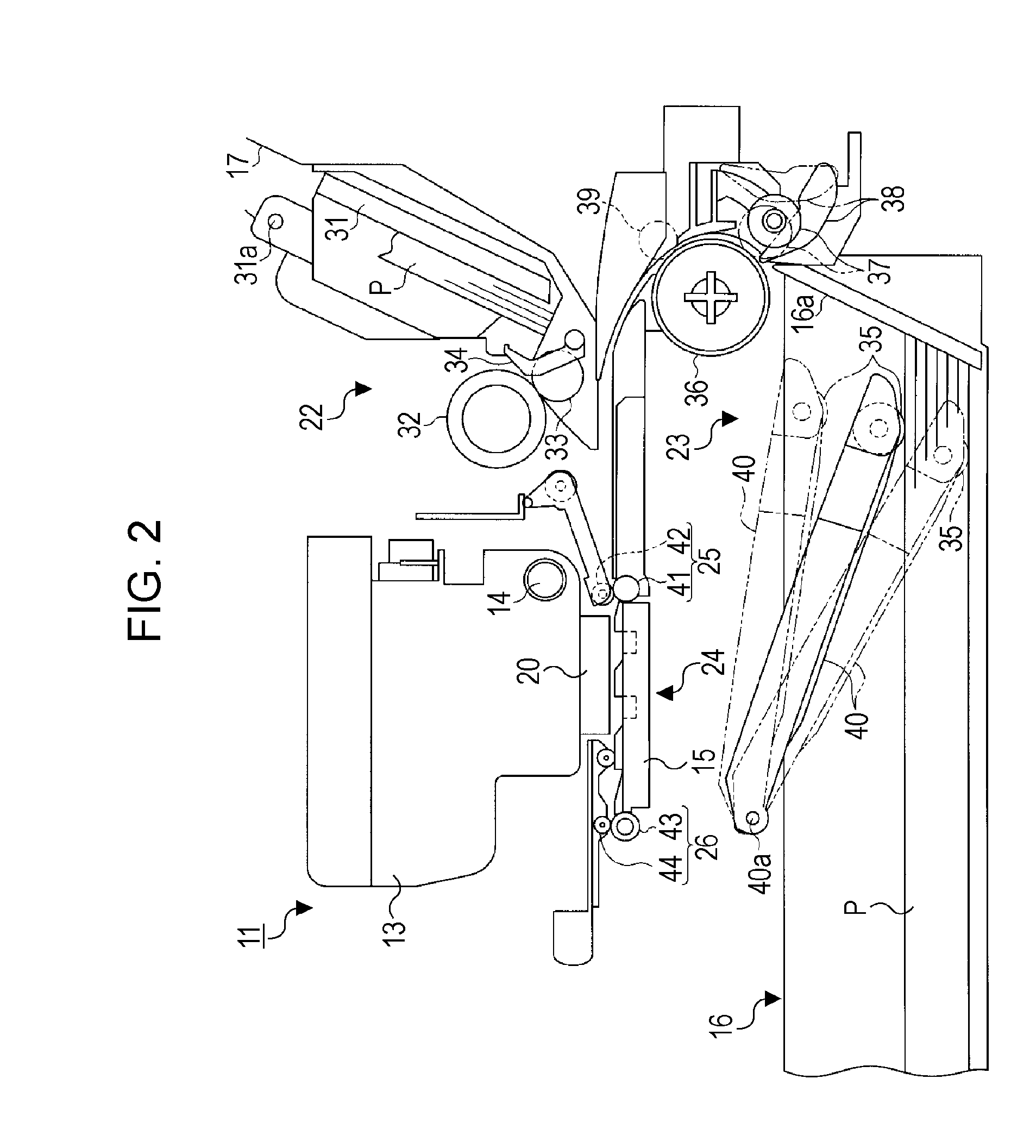 Method of feeding medium in recording apparatus, and recording apparatus