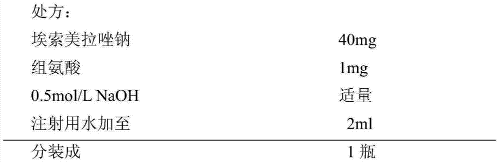 Esomeprazole sodium freeze-dried preparation and preparation method thereof