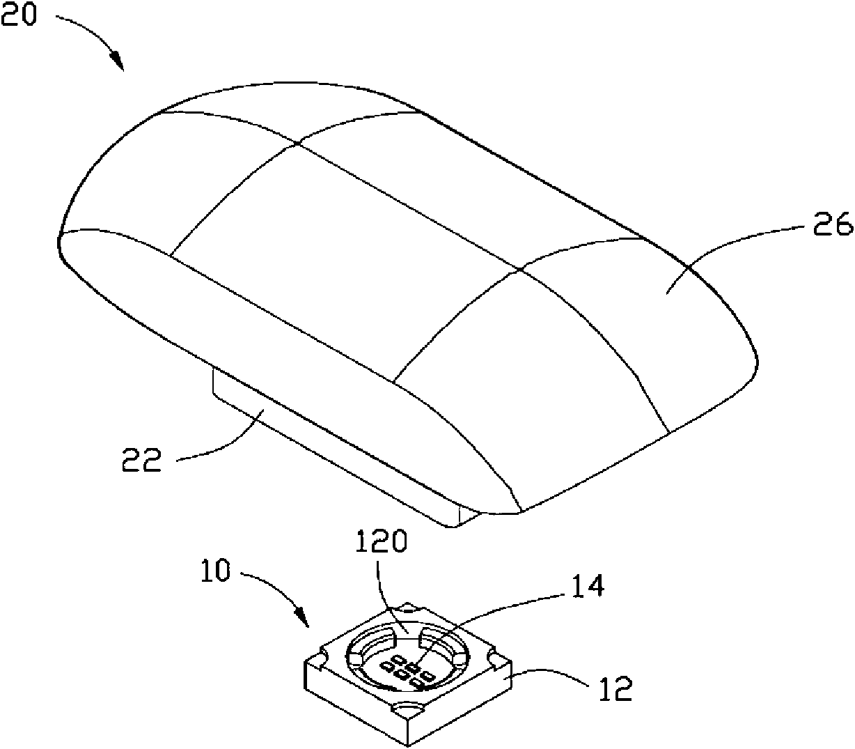 Light-emitting diode (LED) module