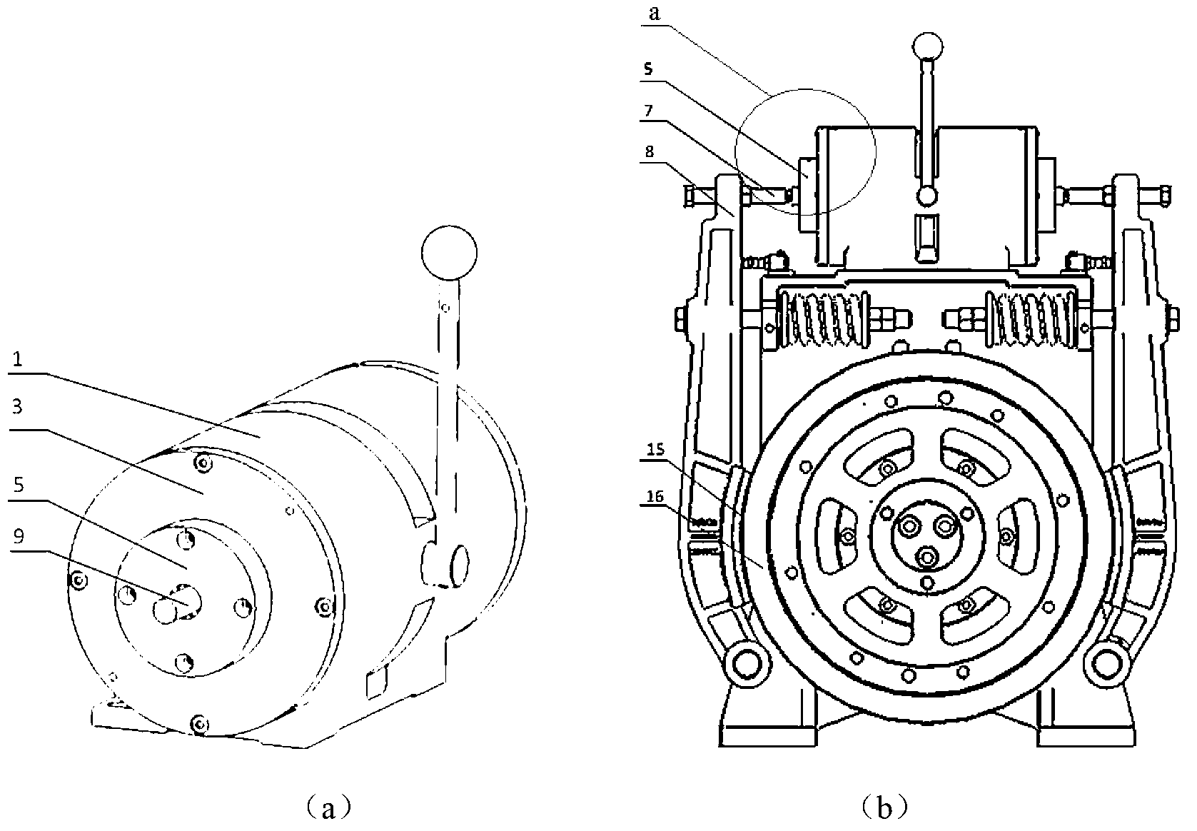 Dual-thrust electromagnet damping mechanism