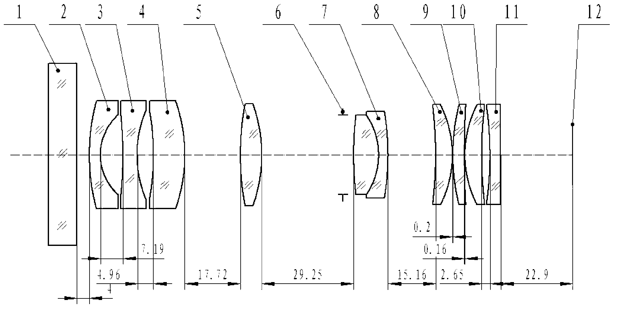 Underwater imaging lens