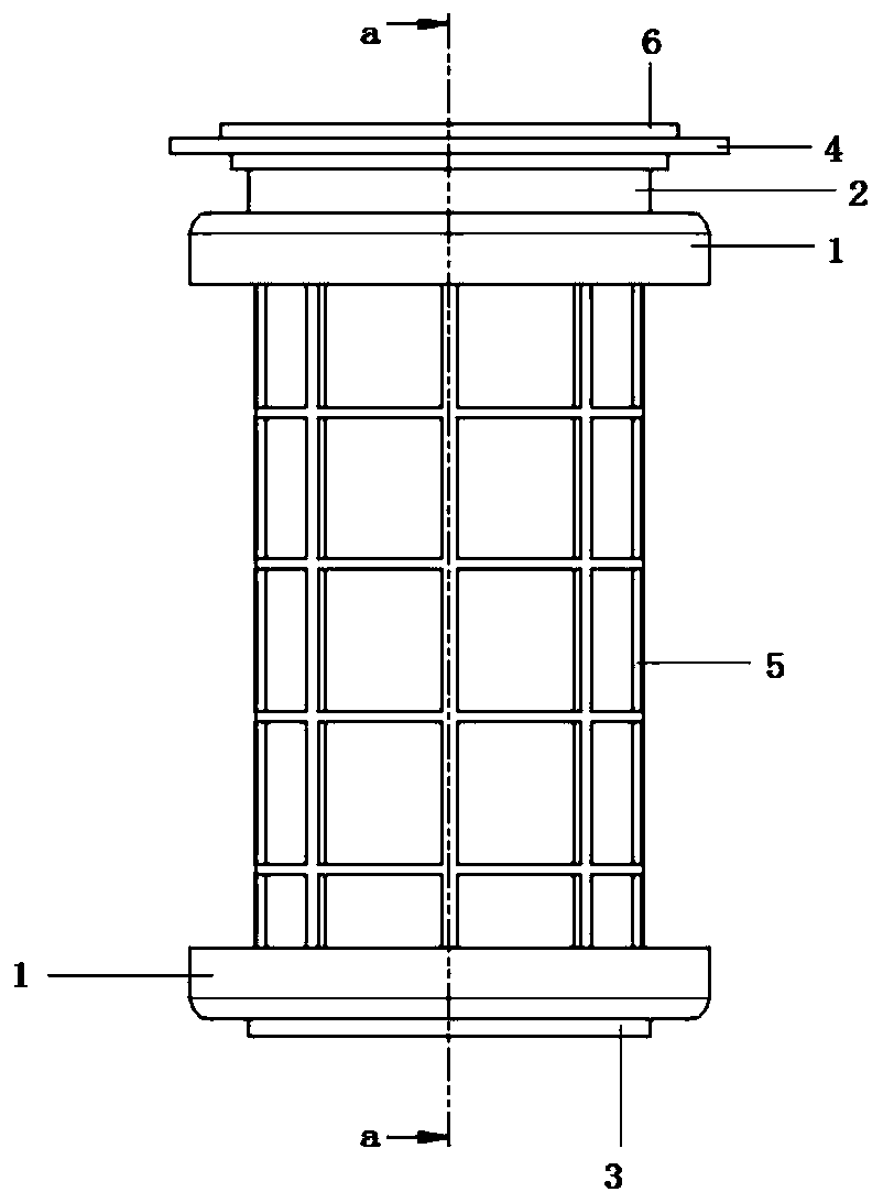 Filter bag structure of pulse dust collector