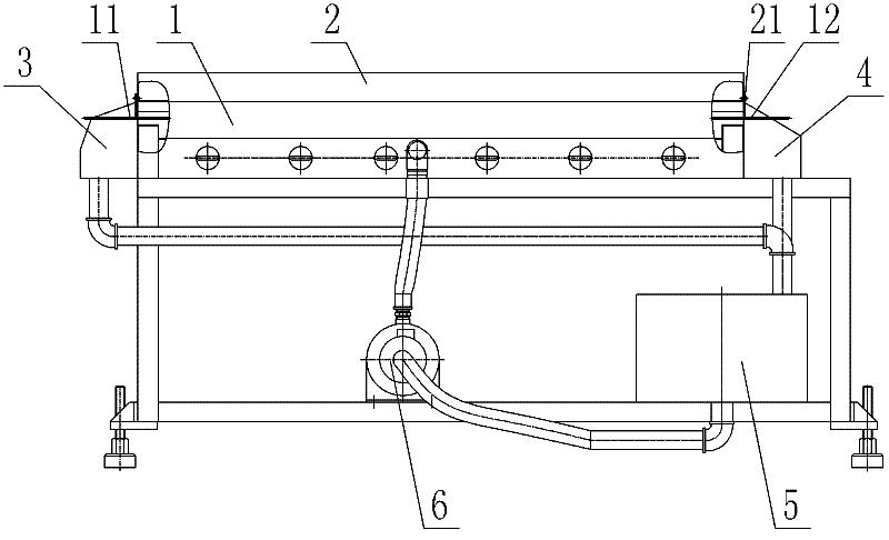 High overflow type drawing hot water tank