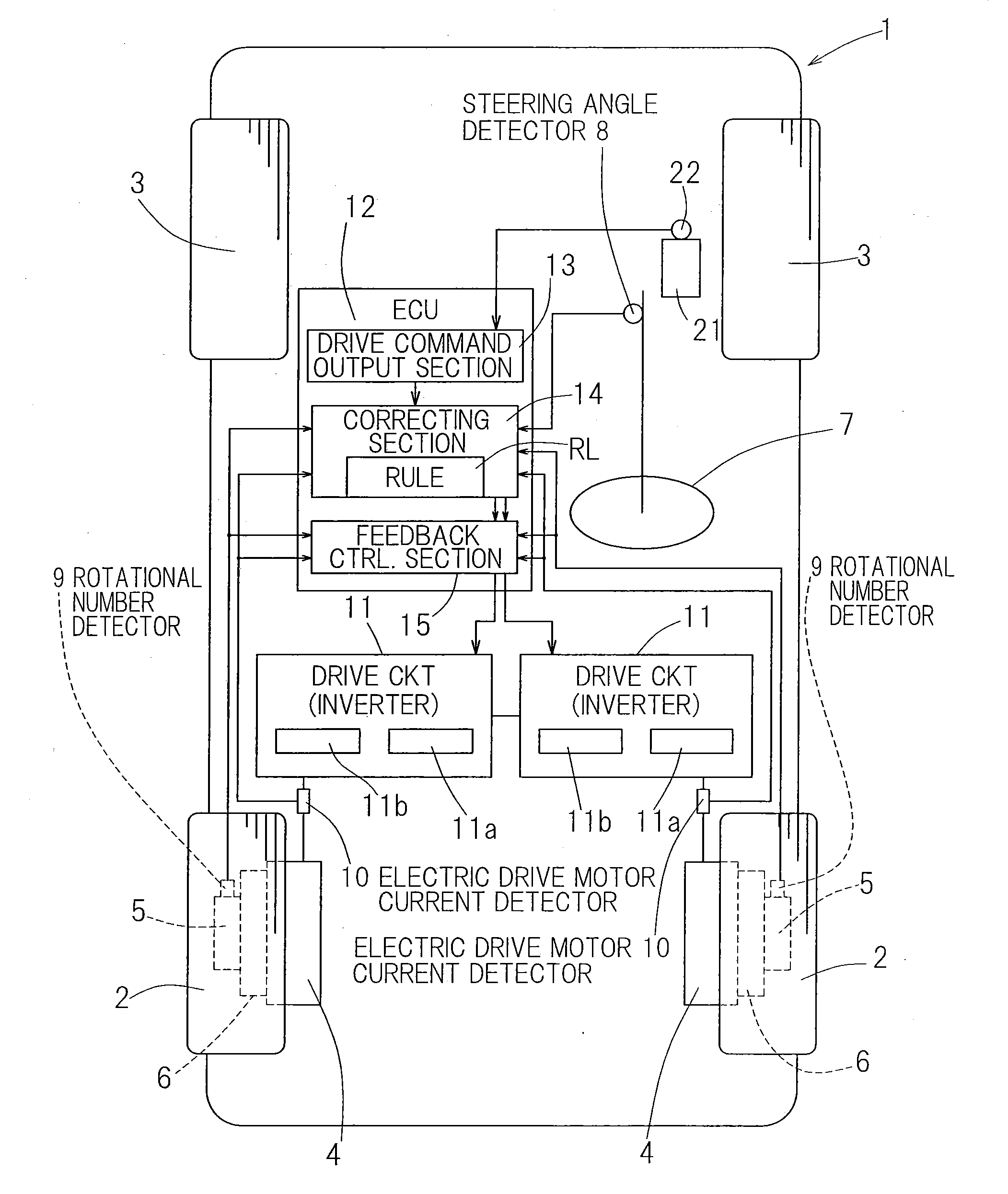 Control apparatus and control method for electrically driven vehicle